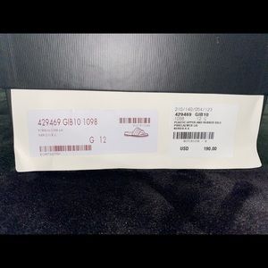 Brand New in Box Gucci Slides Black Size 12